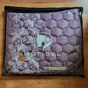 NEW Dotibel Dusty Lilac Dressage Pad